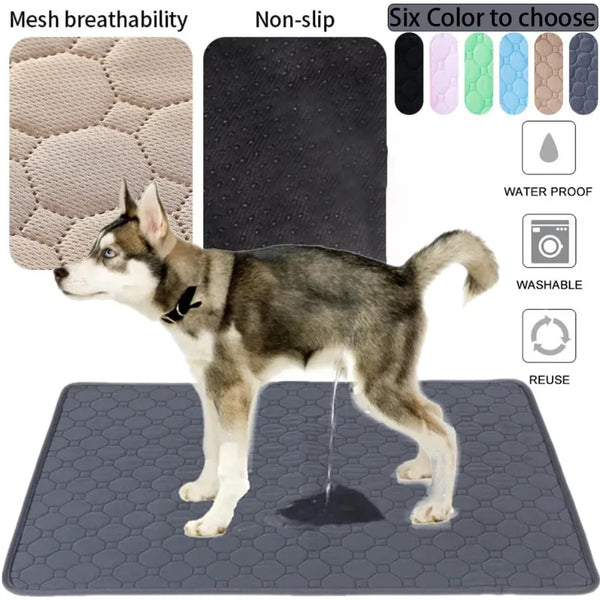Reusable Dog Pee Pad Blanket – Absorbent, Washable Training Mat for Puppies, Pet Beds & Car Seat Covers