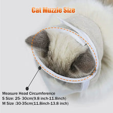 Breathable Clear Cat Muzzle – Adjustable Anti-Bite Head Cover for Grooming, Nail Trimming & Vet Visits