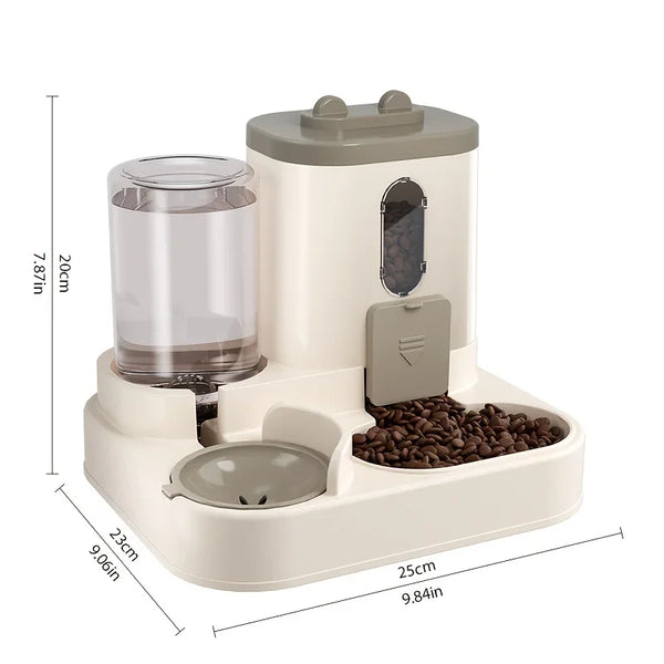 2in 1 Cat Food Dispenser Water and Food Integrated Fully Automatic