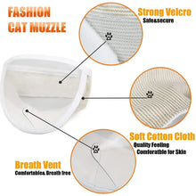 Breathable Clear Cat Muzzle – Adjustable Anti-Bite Head Cover for Grooming, Nail Trimming & Vet Visits