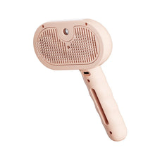Dog & Cat Steam Massage Comb – Soft Round-Head Spray Brush for Hair Removal