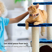 Anti-Lost Cat Collar For Airtag Tracker Protective Case With Bell Breakaway