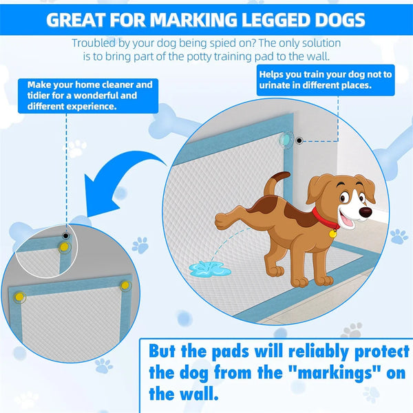 2pcs Dog Urine Pad Magnetic Fixators – Portable Pad Buckles for Securing Pet Pads on Dog Toilets