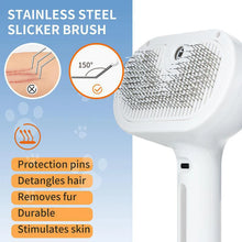 Dog & Cat Steam Massage Comb – Soft Round-Head Spray Brush for Hair Removal
