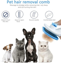 Dog & Cat Hair Remover Brush – Grooming Comb for Long Hair Pets, Easy Hair Removal & Bath Cleaning Tool