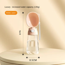 Portable Pet Travel Water Cup Bottle With Food Dispenser