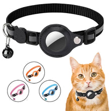 Anti-Lost Cat Collar For Airtag Tracker Protective Case With Bell Breakaway