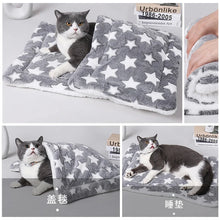 Flannel Pet Sleeping Mat – Soft Dog & Cat Bed Cushion Blanket for Small to Large Pets, Perfect for Sofa or Floor
