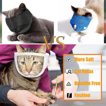 TONG Cat Anti-Bite Muzzle – Breathable Transparent Adjustable Helmet Mask for Nail Trimming