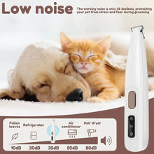 Newest Pet Paw Trimmer with Light – Waterproof Rechargeable Hair Clipper with LED Display for Dogs & Cats
