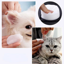 130pcs Pet Eye Wipes – Gentle Non-Foaming Tear Stain Remover for Dogs & Cats, Grooming & Cleaning Towels