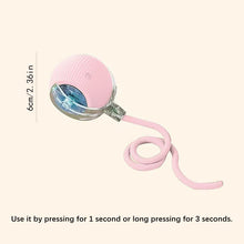 Interactive Cat Ball Toy – Automatic Rolling with Faux Tail, Rechargeable Mouse-Like Toy for Cat & Dog Training