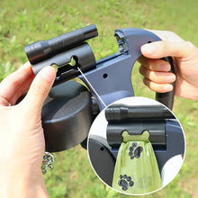 Retractable Dual Doggie Leash with LED Light