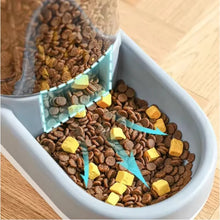 Automatic Gravity Pet Feeder & Water Dispenser, Large Capacity for Dog/Cat