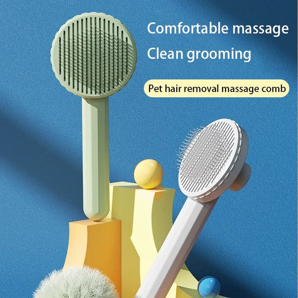 Cat Grooming Brush – Hair Remover Comb for Cats, Kittens & Puppies, Easy Shedding Tool & Accessory
