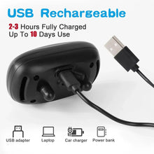 USB Rechargeable Anti-Bark Dog Collar – Ultrasonic & Vibration Training Device to Gently Stop Barking    Kitten Pups - No Shock Pet Friendly