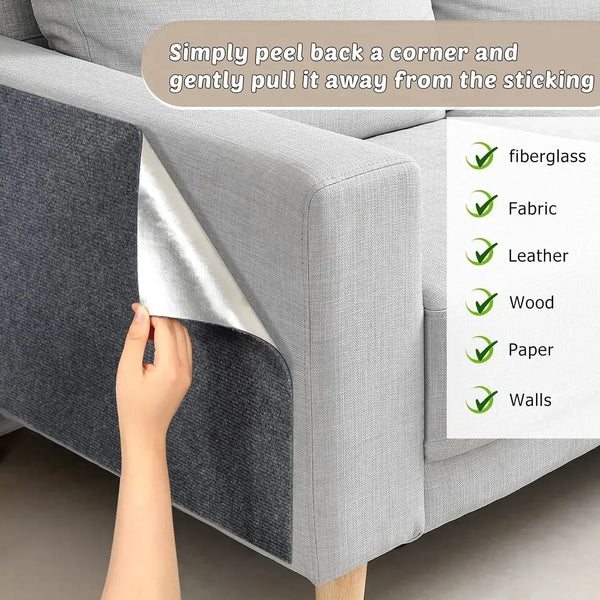 Self-Adhesive Anti Scratch Cat Sofa Mat Furniture & Wall Protector