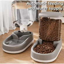 Automatic Gravity Pet Feeder & Water Dispenser, Large Capacity for Dog/Cat