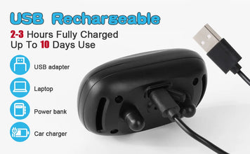 USB Rechargeable Anti-Bark Dog Collar – Ultrasonic & Vibration Training Device to Gently Stop Barking    Kitten Pups - No Shock Pet Friendly