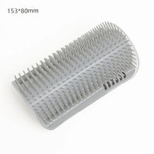 Cat Massage & Hair Removal Brush – Self-Cleaning Wall Corner Comb for Rubbing, Grooming & Play