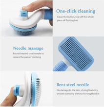 Dog & Cat Hair Remover Brush – Grooming Comb for Long Hair Pets, Easy Hair Removal & Bath Cleaning Tool