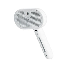 Dog & Cat Steam Massage Comb – Soft Round-Head Spray Brush for Hair Removal